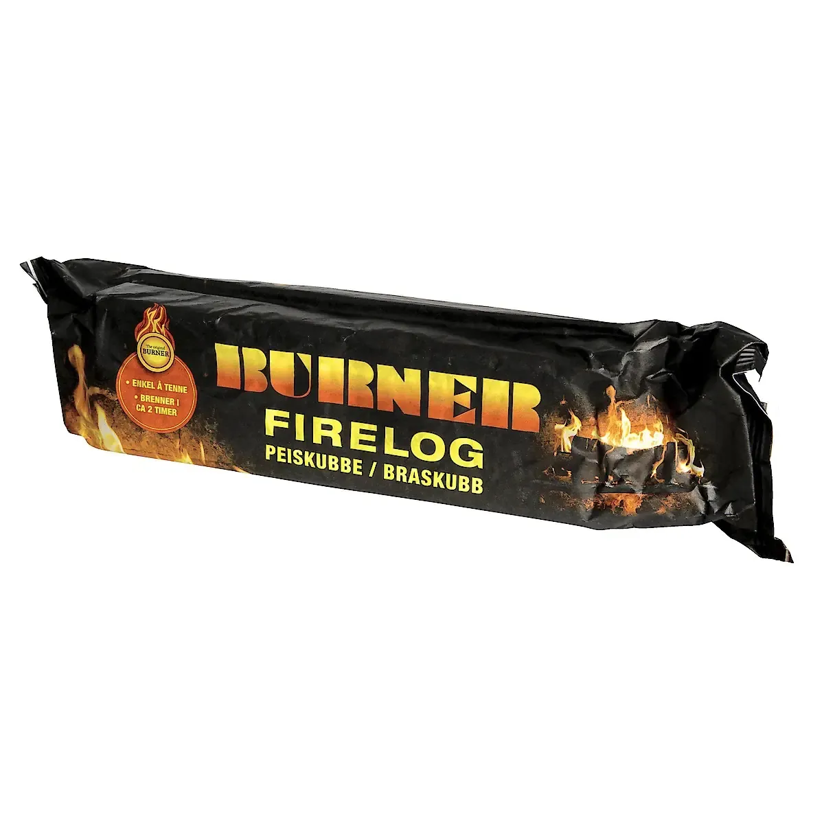 Burner Firelog braskubbe i förpackning